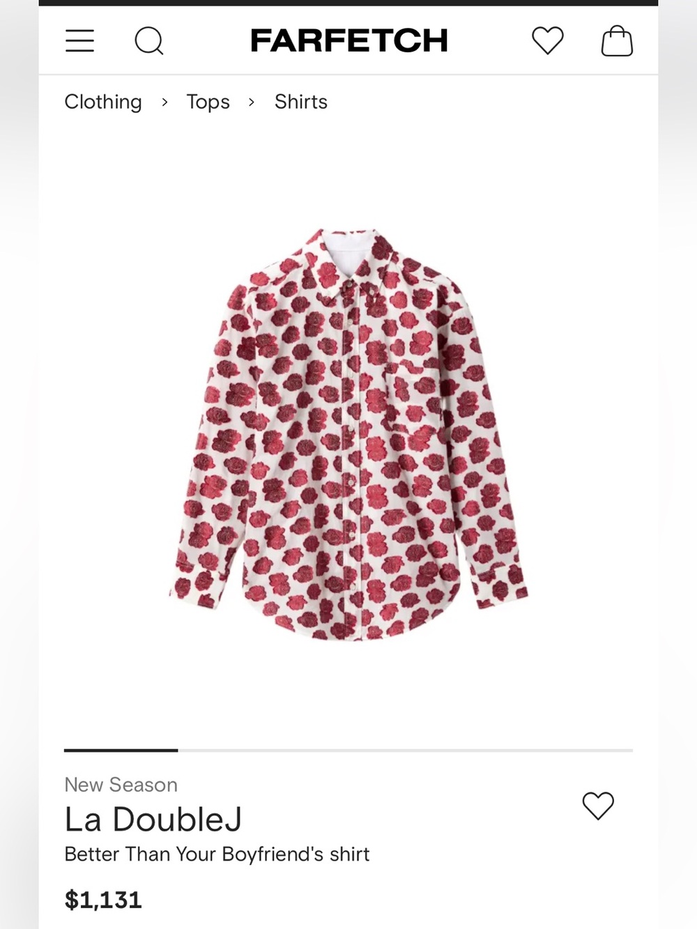 Designer Oversized Button Down